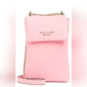 KATE SPADE NEW YORK  Crossbody Pebbled Leather Purse In Grapefruit like new